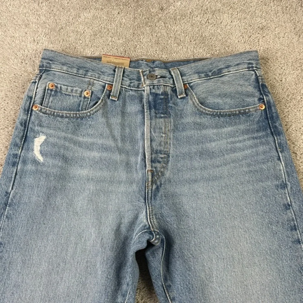 Levis‎ Jeans Womens 28 Blue 501 S Skinny Button Fly High Rise Denim NEW NWT